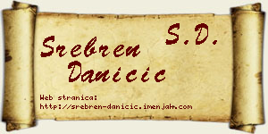 Srebren Daničić vizit kartica